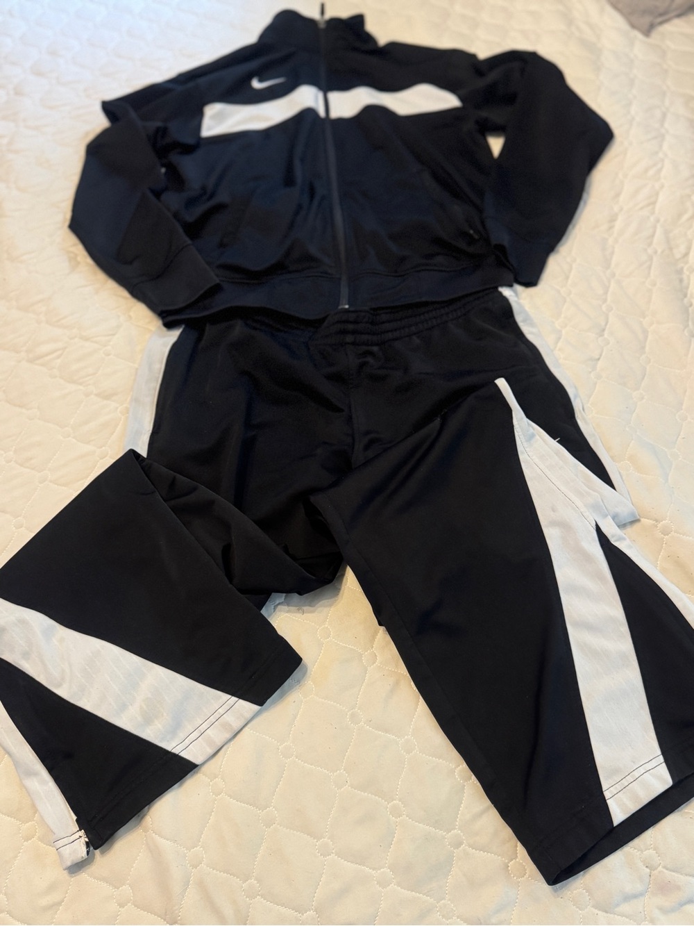 Nike Black and White Athletic Track Set